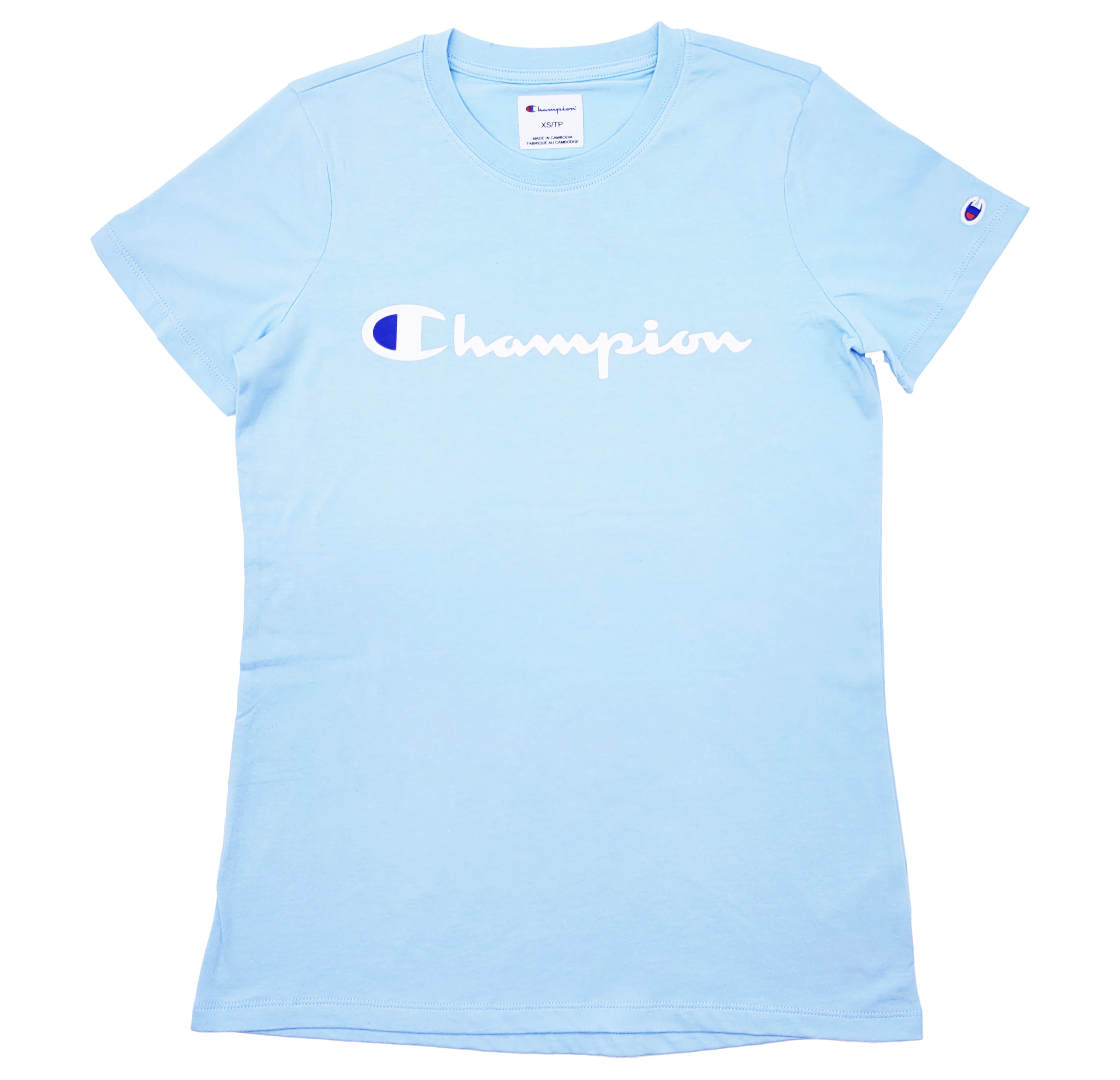 CHAMPION SCRIPT LOGO WOMEN TEE